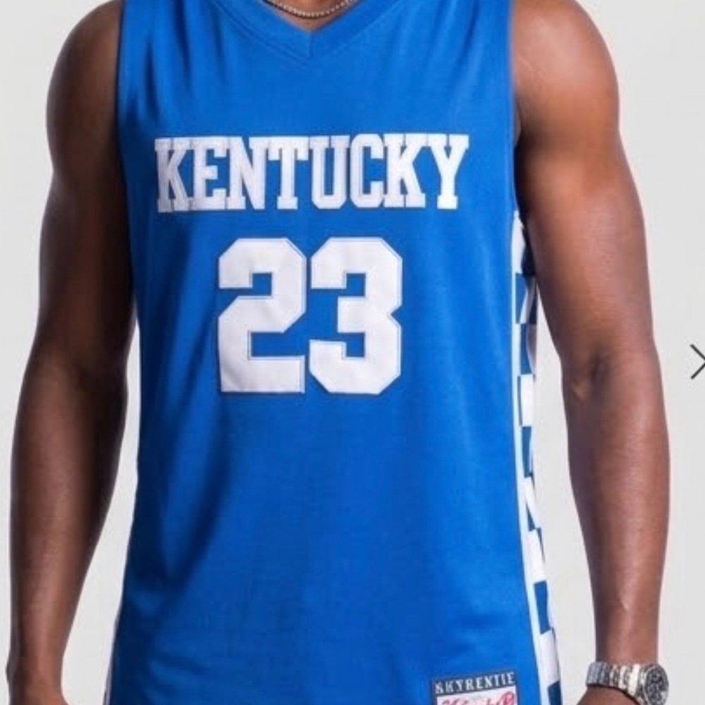 Kentucky 23 Blue Basketball Jersey